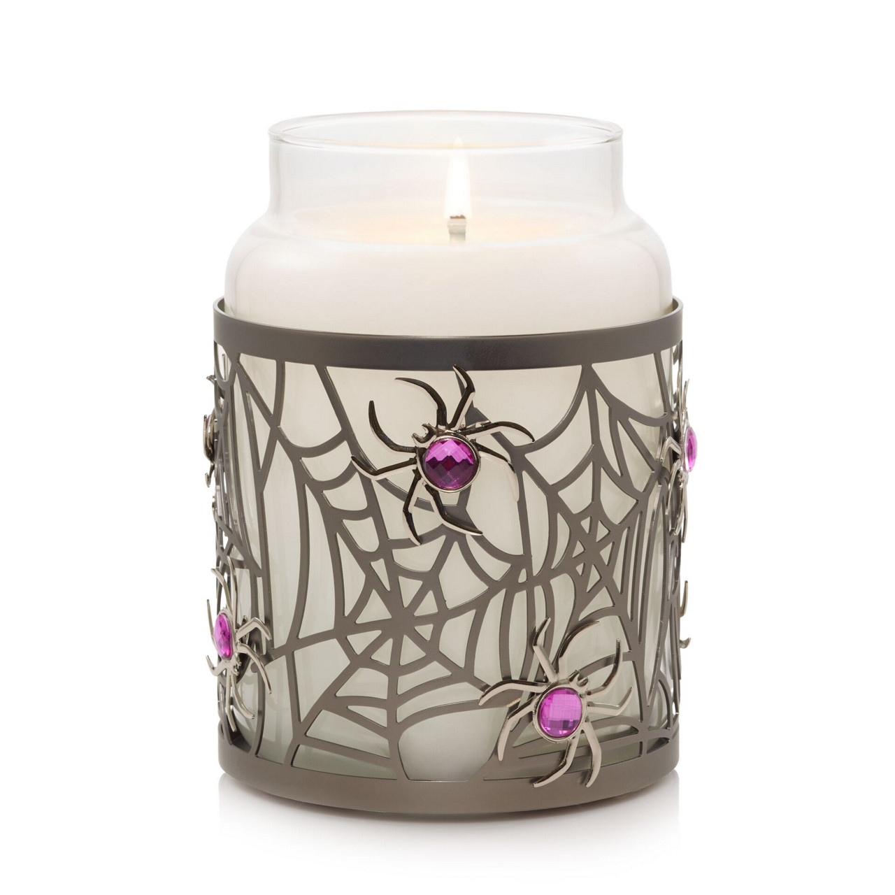 Purple-Gem Spiders Metal Holder
