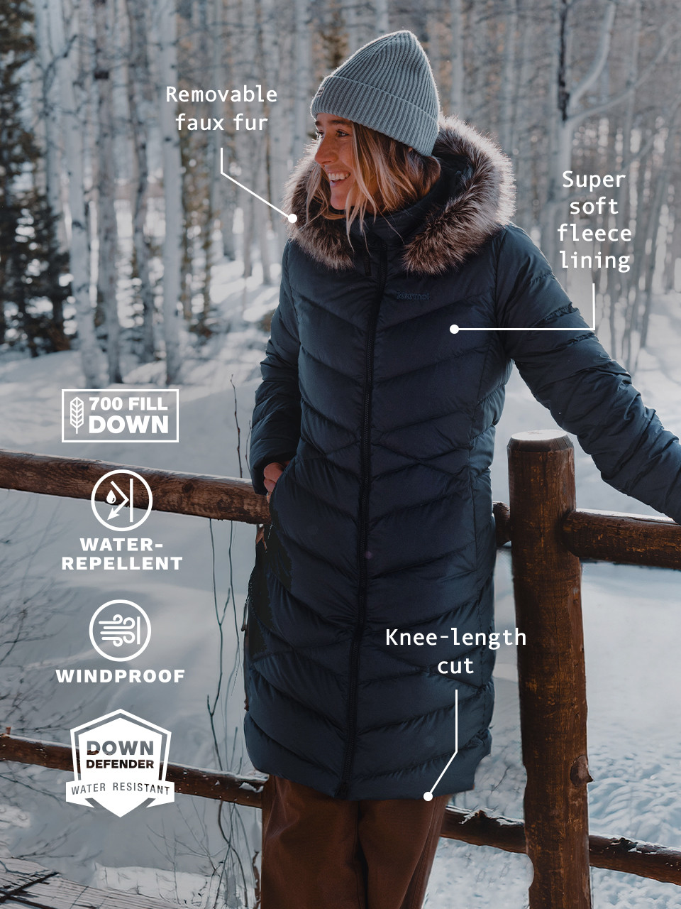 Women's Emberous Down Long Coat