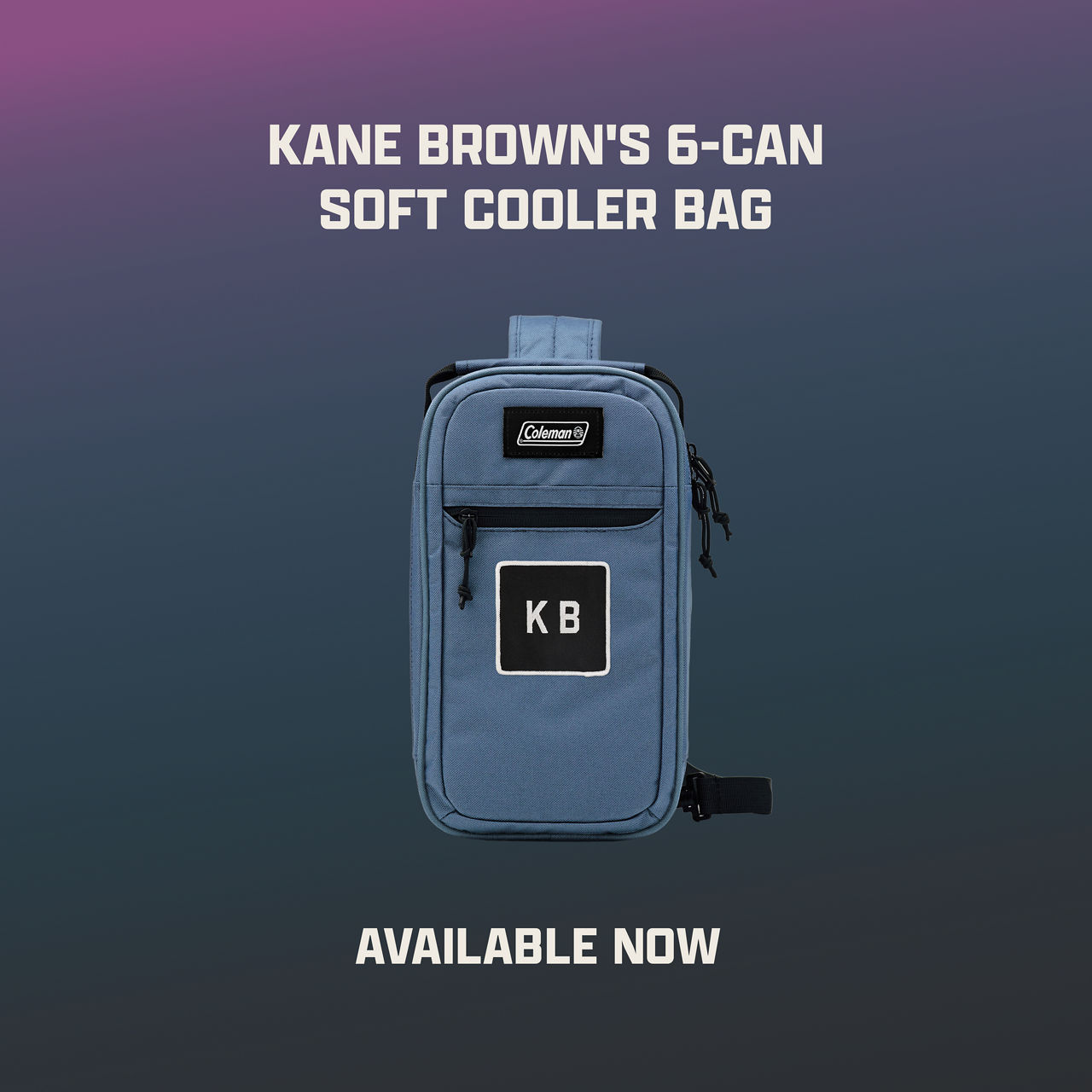 Coleman x Kane Brown limited-edition 6-can sling cooler