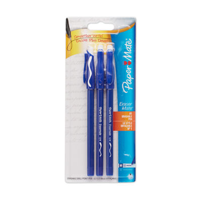 Stylos EraserMate Paper Mate effa&ccedil;ables, pointe moyenne (1,0mm)