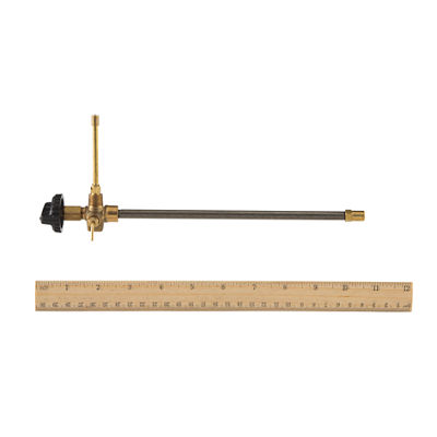 Propane valve and generator assembly