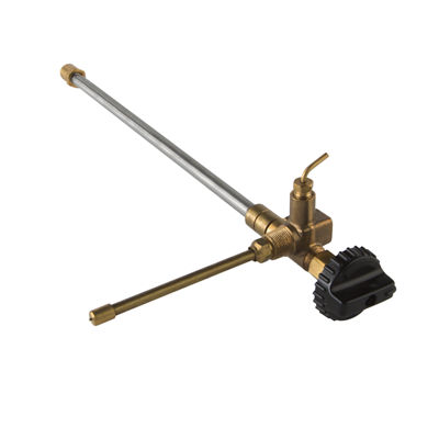 Propane valve and generator assembly