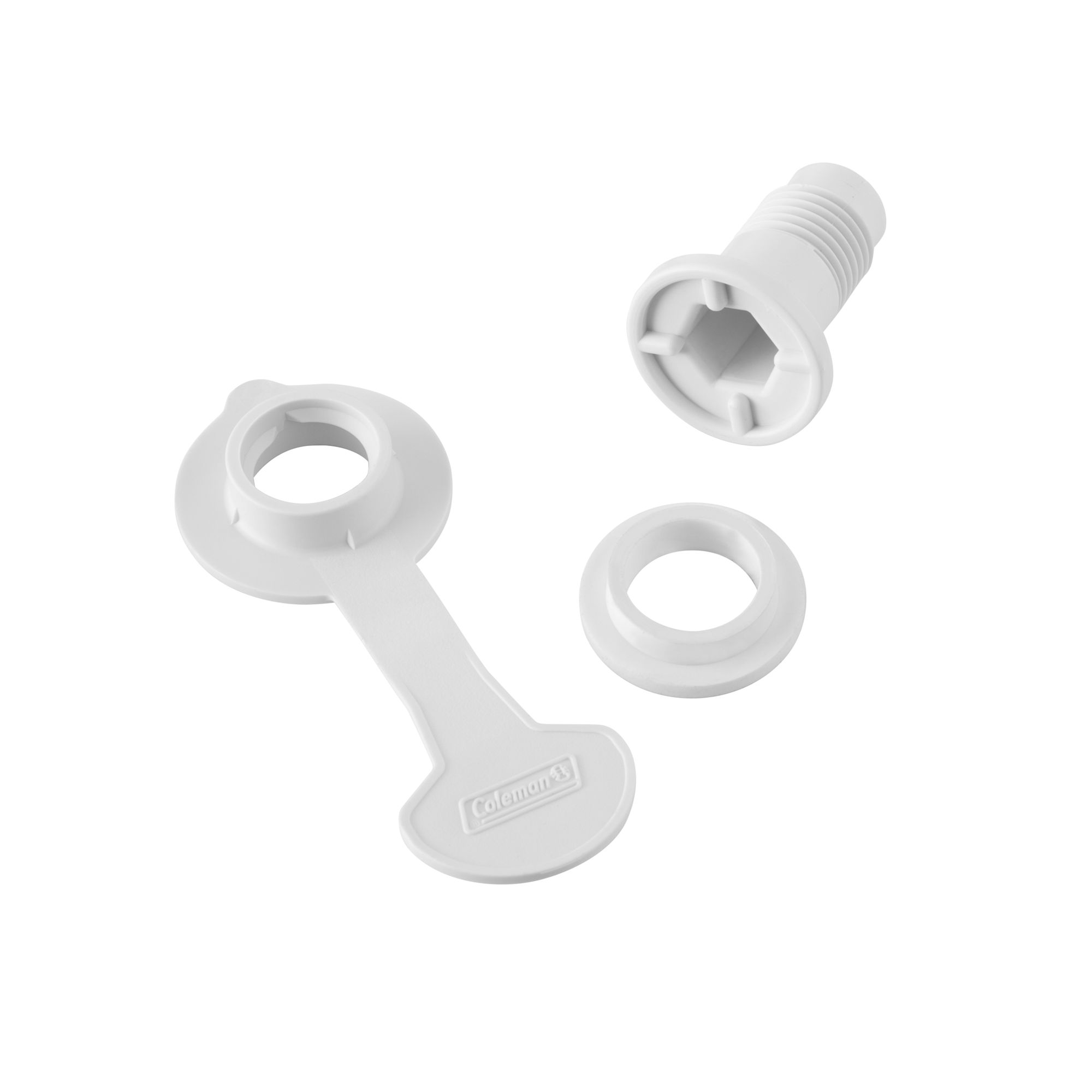 Coleman Cooler Drain Assembly | White