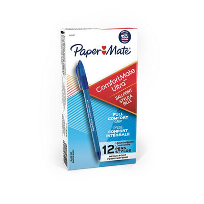 Stylos &agrave; billes ComfortMate de Paper Mate, pointe moyenne (1,0mm)