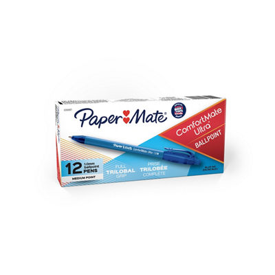 Stylos &agrave; billes r&eacute;tractables ComfortMate de Paper Mate, pointe moyenne (1,0mm)