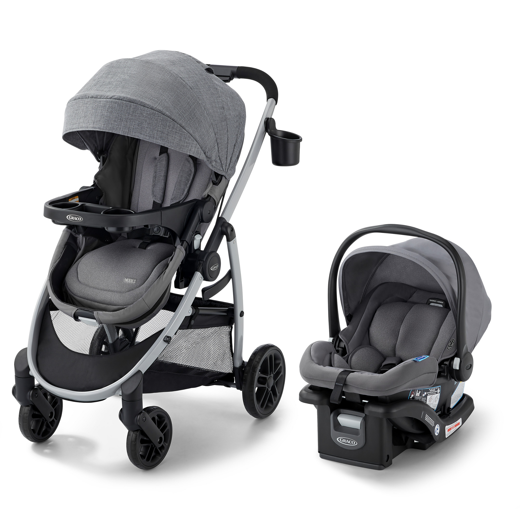 Graco Modesâ¢ Pramette Travel System Stroller, Ellington Grey