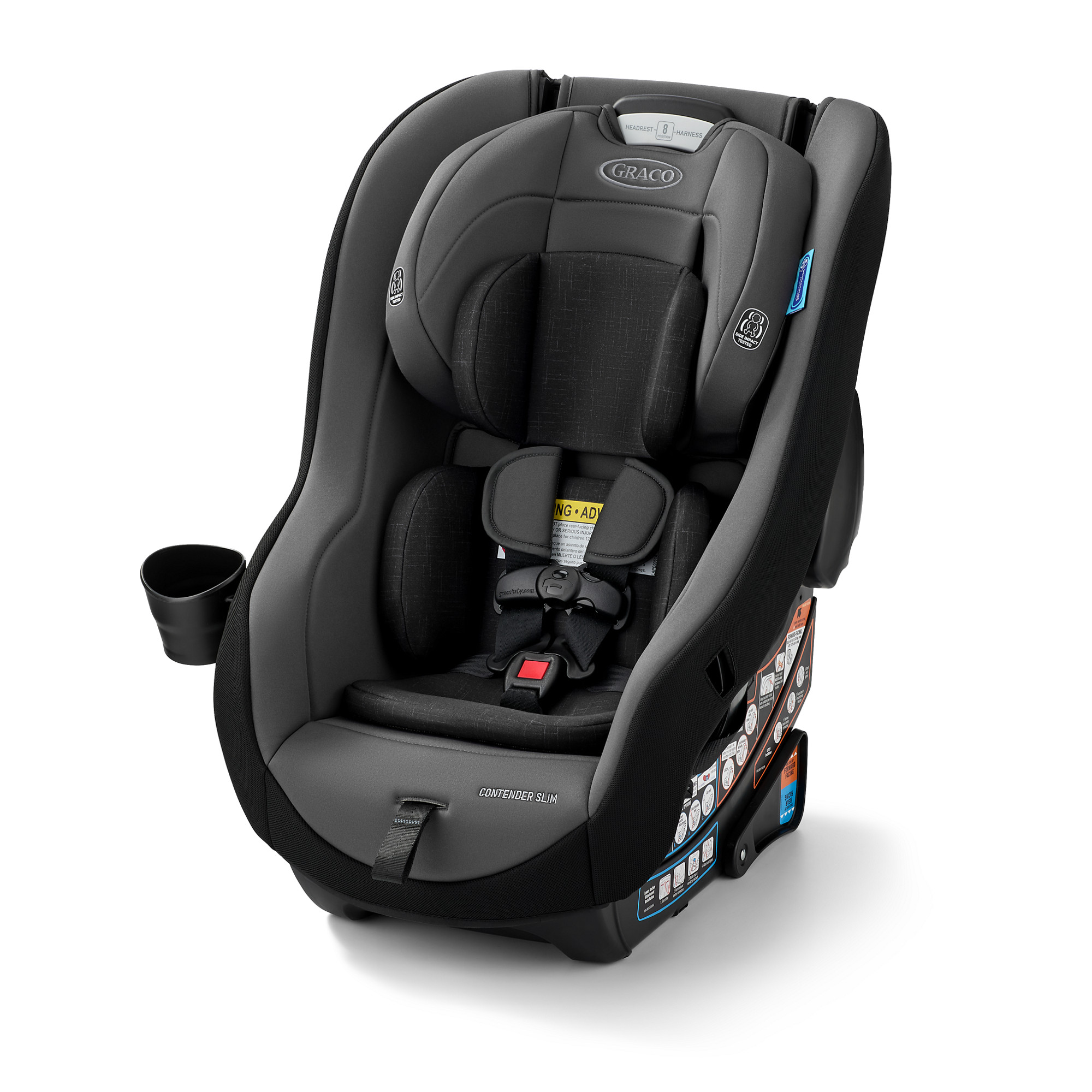 Graco Contenderâ¢ Slim Convertible Car Seat, West Point Black