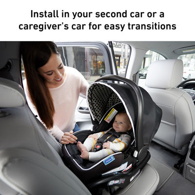 install in your second car or a caregiver's car for easy transitions