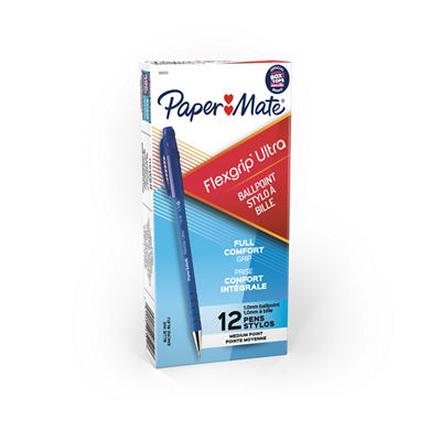 Paper Mate FlexGrip Ultra Ballpoint Pens, Medium Point (1.0mm)