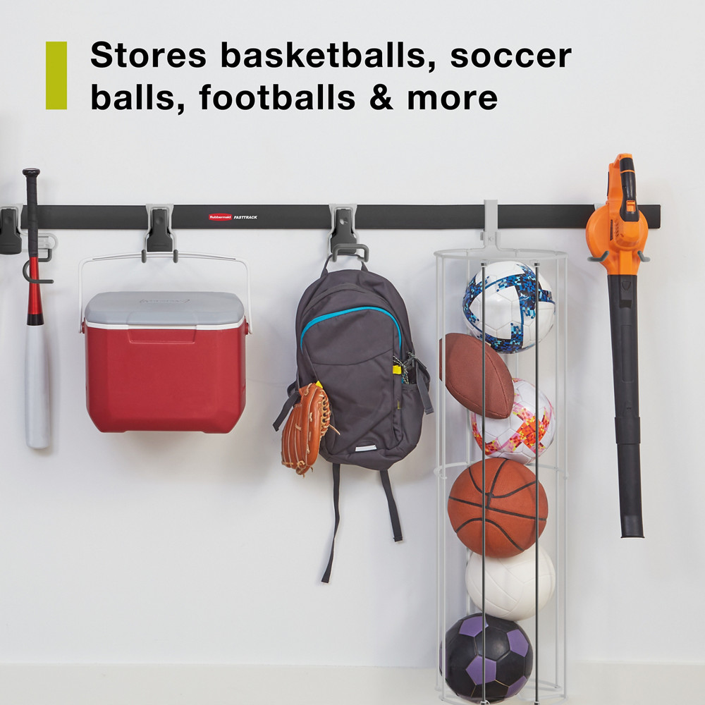 FastTrack Vertical Ball Rack, Ball Holder | Rubbermaid