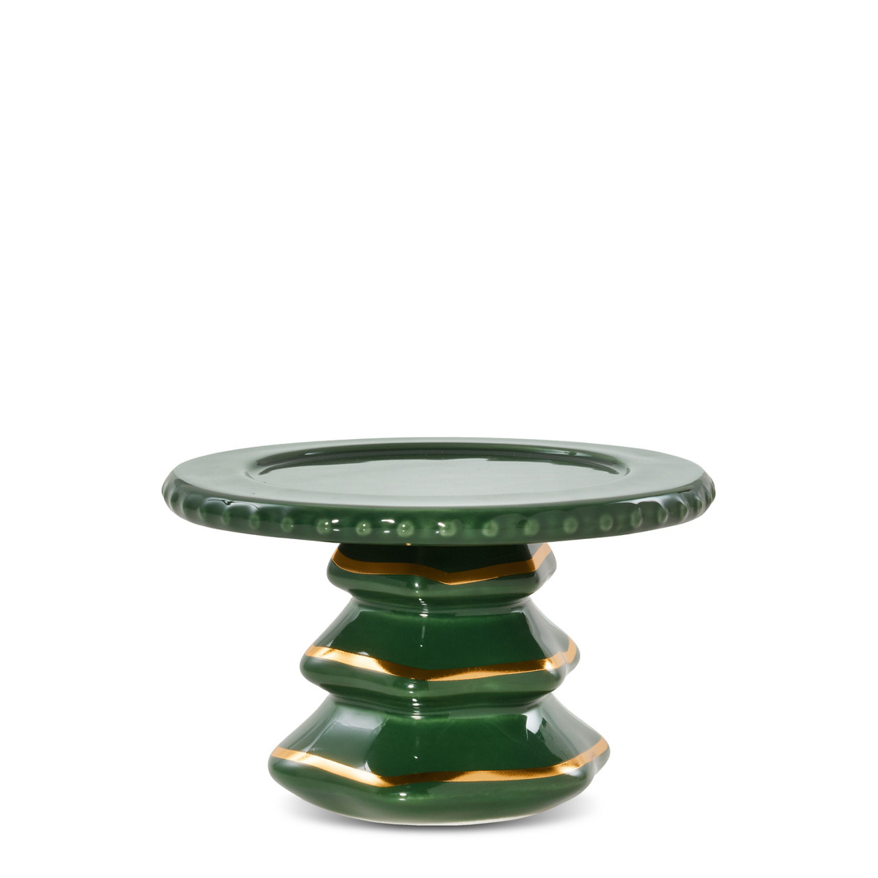 Winter Tree Farm Candle Pedestal