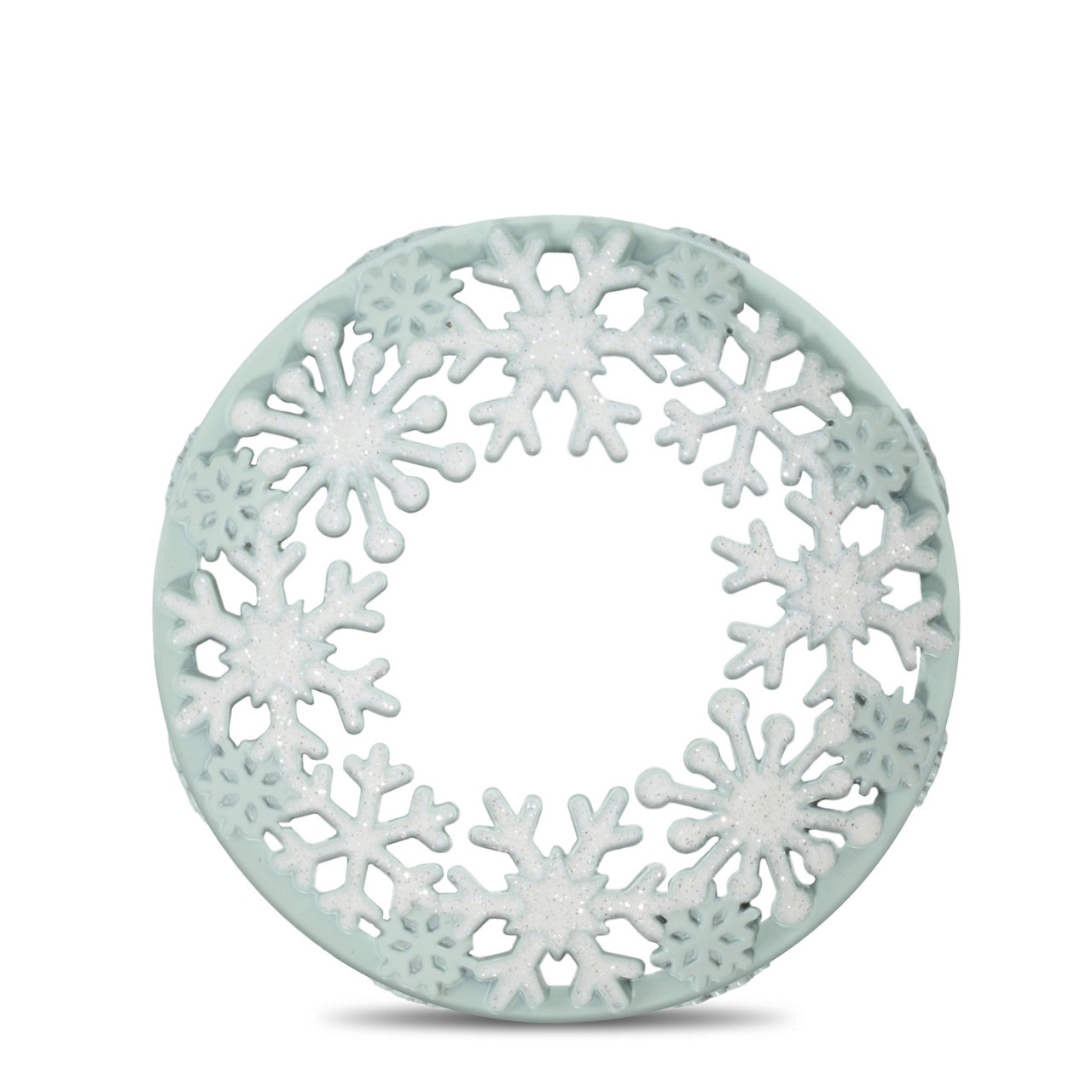 Icy Snowflakes Illuma-Lid® Jar Candle Topper