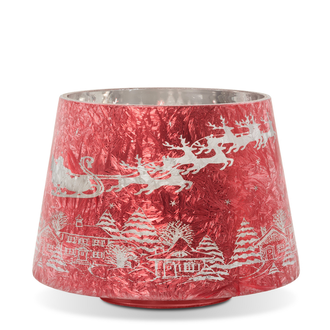 Santa's Flight Jar Candle Shade