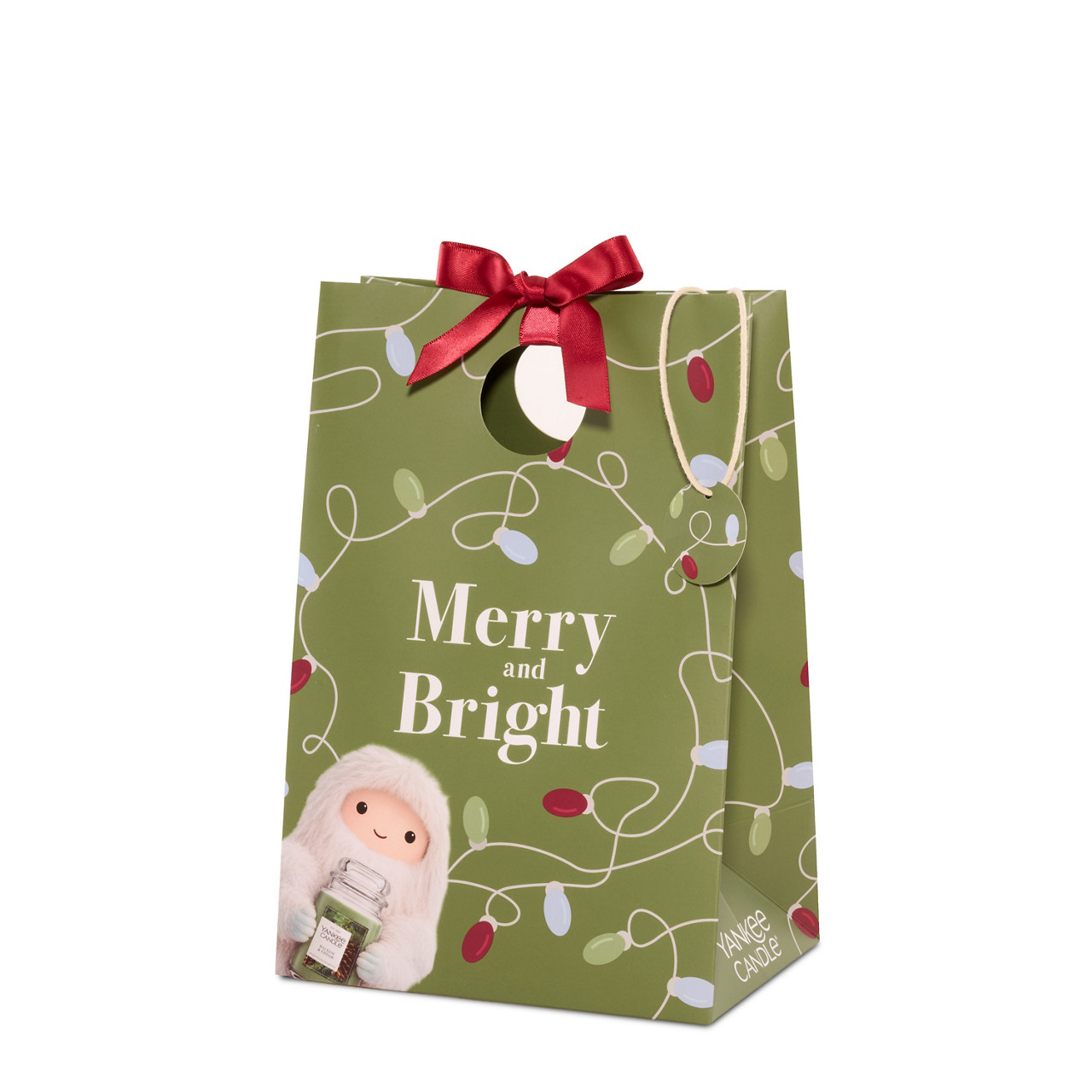 Merry and Bright Yeti Holiday Gift Bag