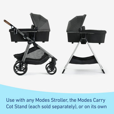 Use with any modes stroller, the modes carry cot stand (each sold separately), or on its own