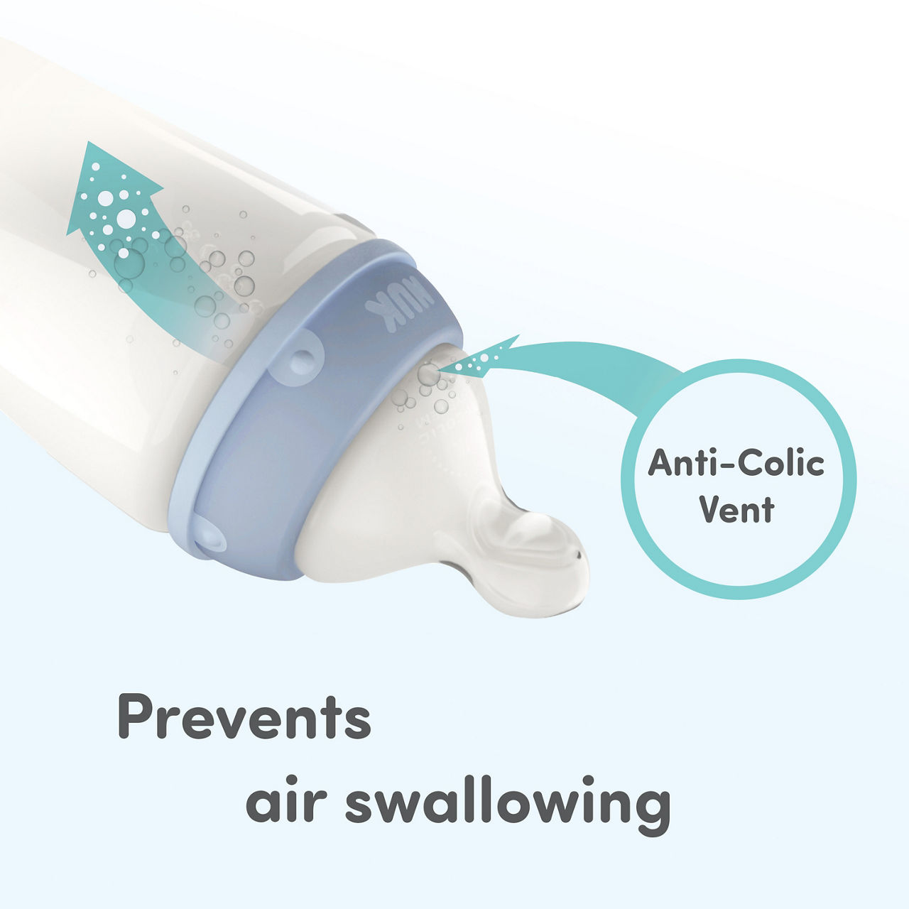 NUK® First Choice Smooth Flow™ Nipple Replacement, Fast Flow | NUK