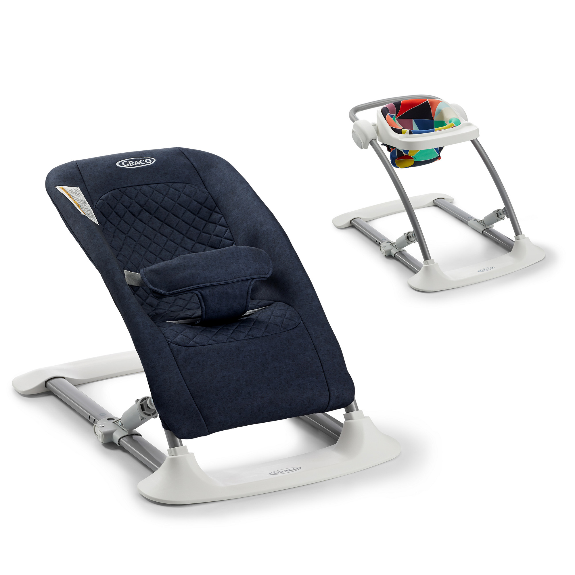 Graco® Jumpstart® 4-In-1 Activity Bouncer, Geo Pop Black