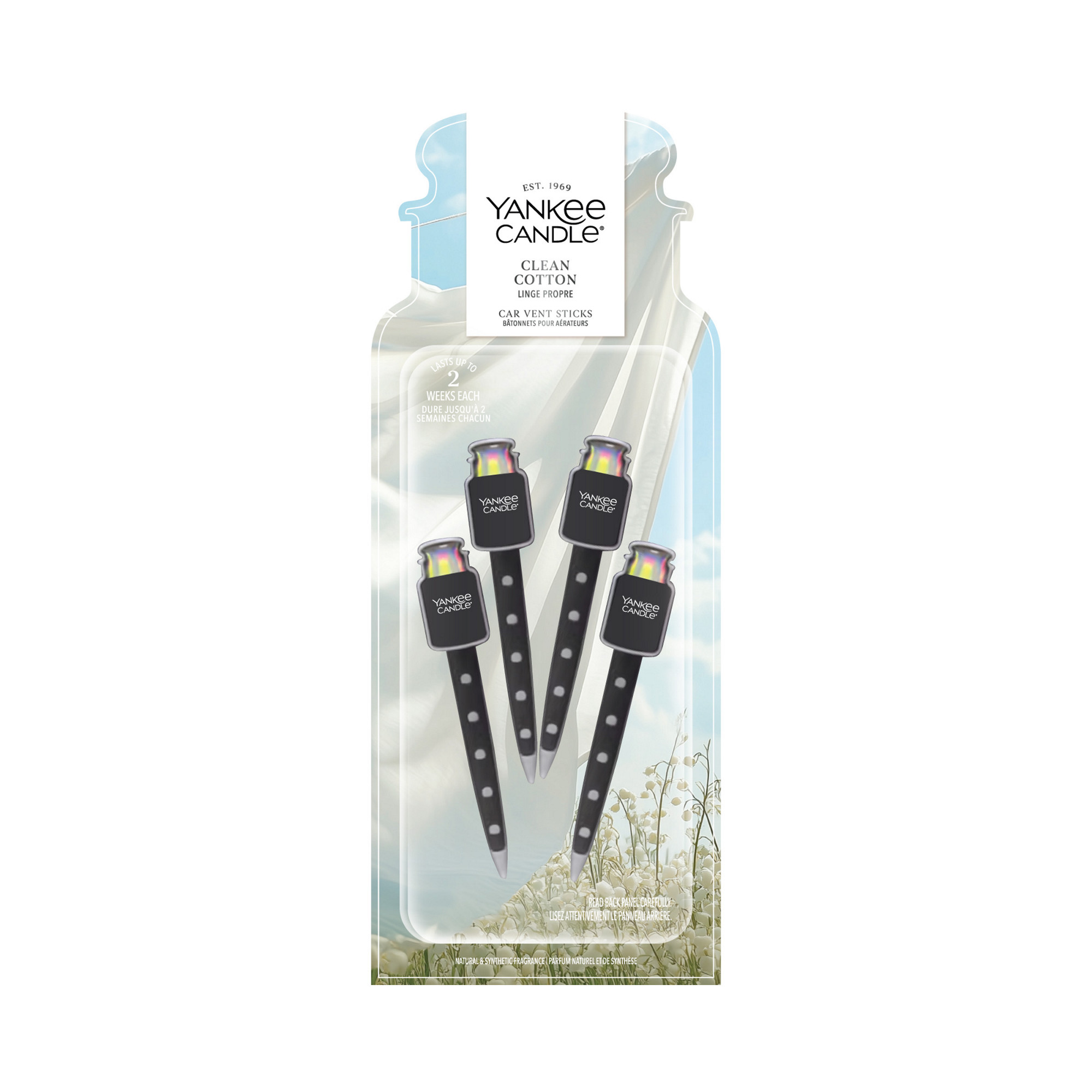 Yankee Candle Car Jar Clean Cotton Air Freshener Car & Home Small Spaces - Image 5