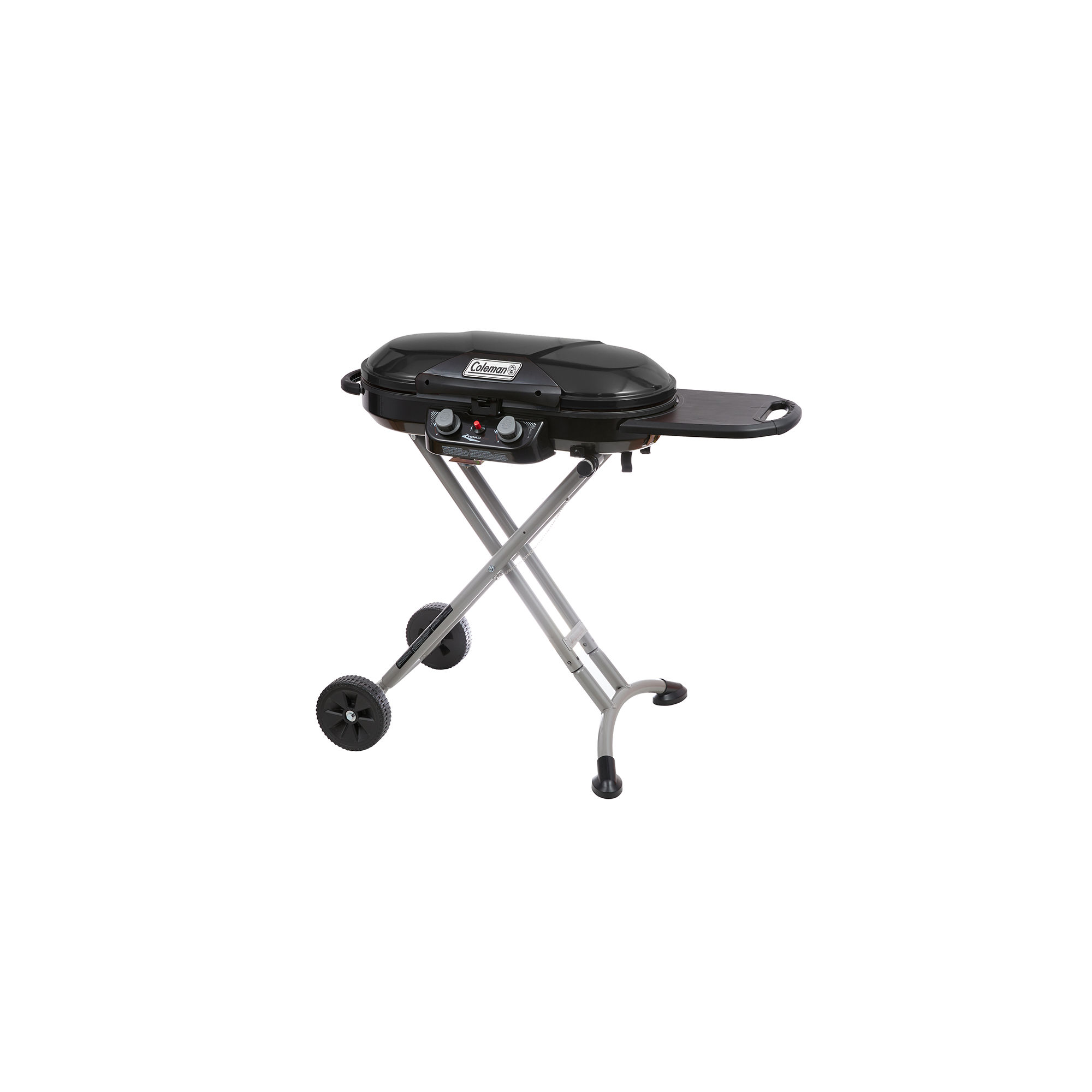 Coleman RoadTrip® X-Cursion 2 Burner Propane Gas Portable Grill | Orange | 20,000 BTUs | 2 Independently Adjustable Burners | Easy Cleaning