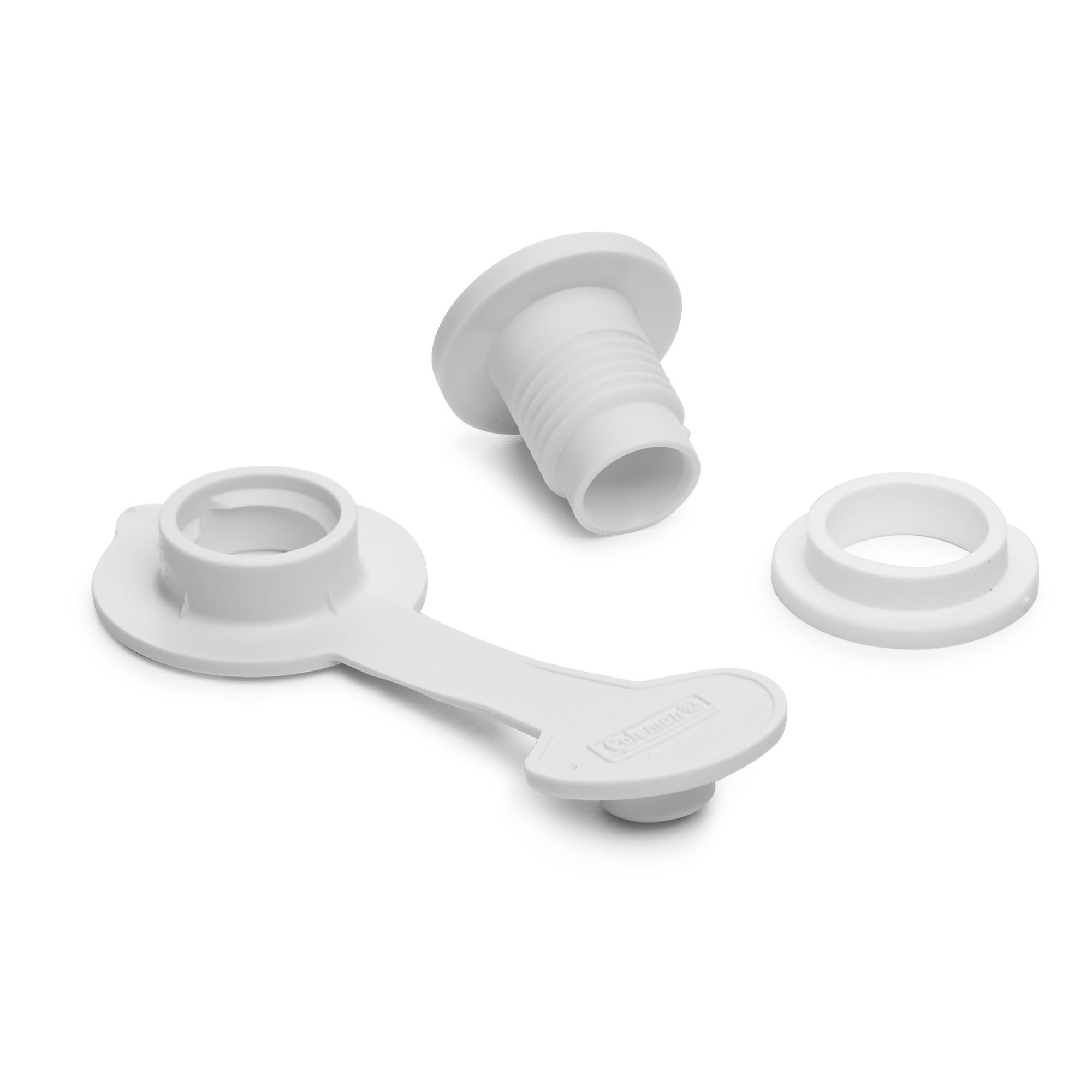 Coleman Xtreme Cooler Drain Assembly | 8” x 4” x 1.2” | White