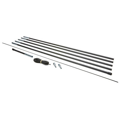Fiberglass Tent Pole Replacement Kit, 9.5 mm