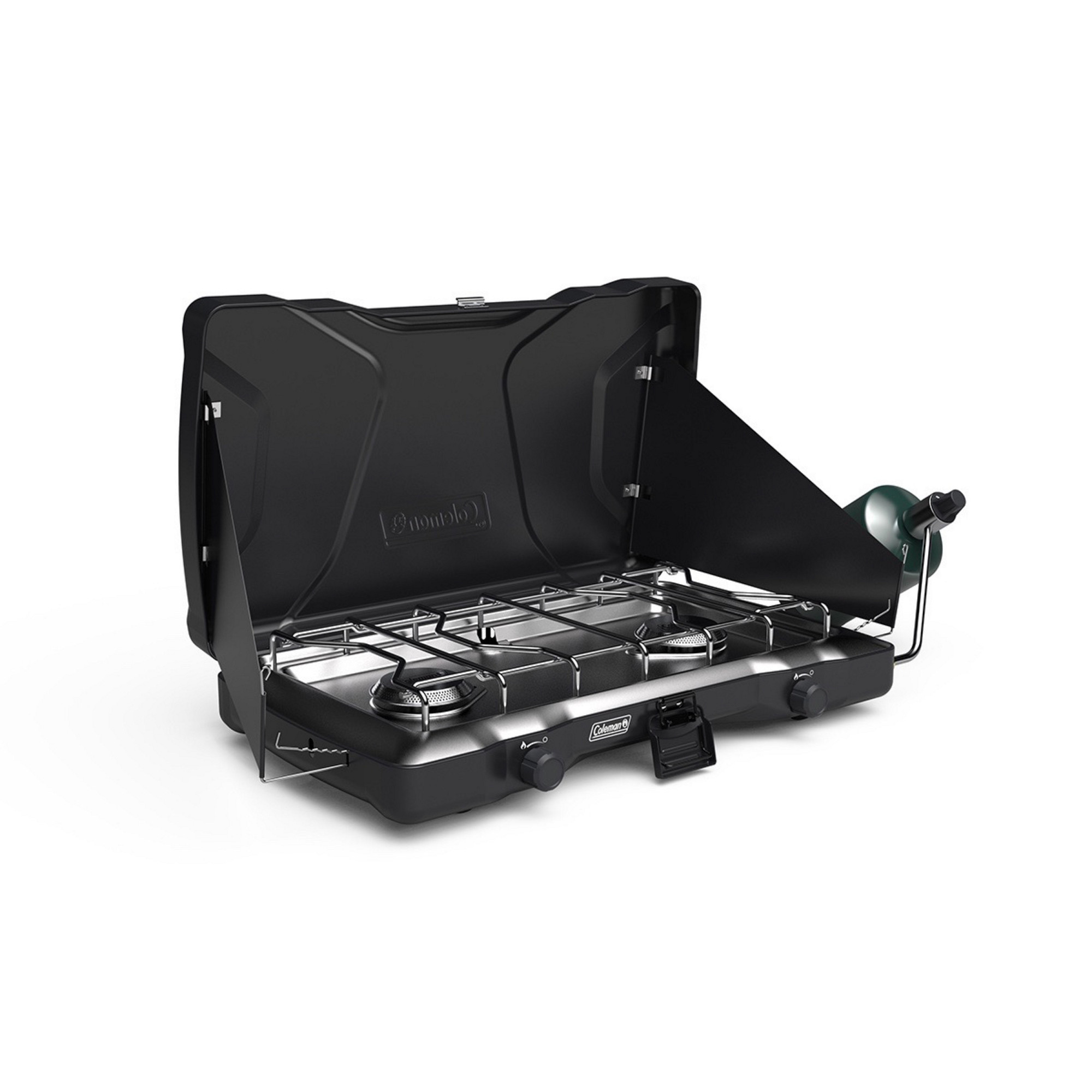 Coleman Triton™ 2-Burner Propane Camping Stove | Black