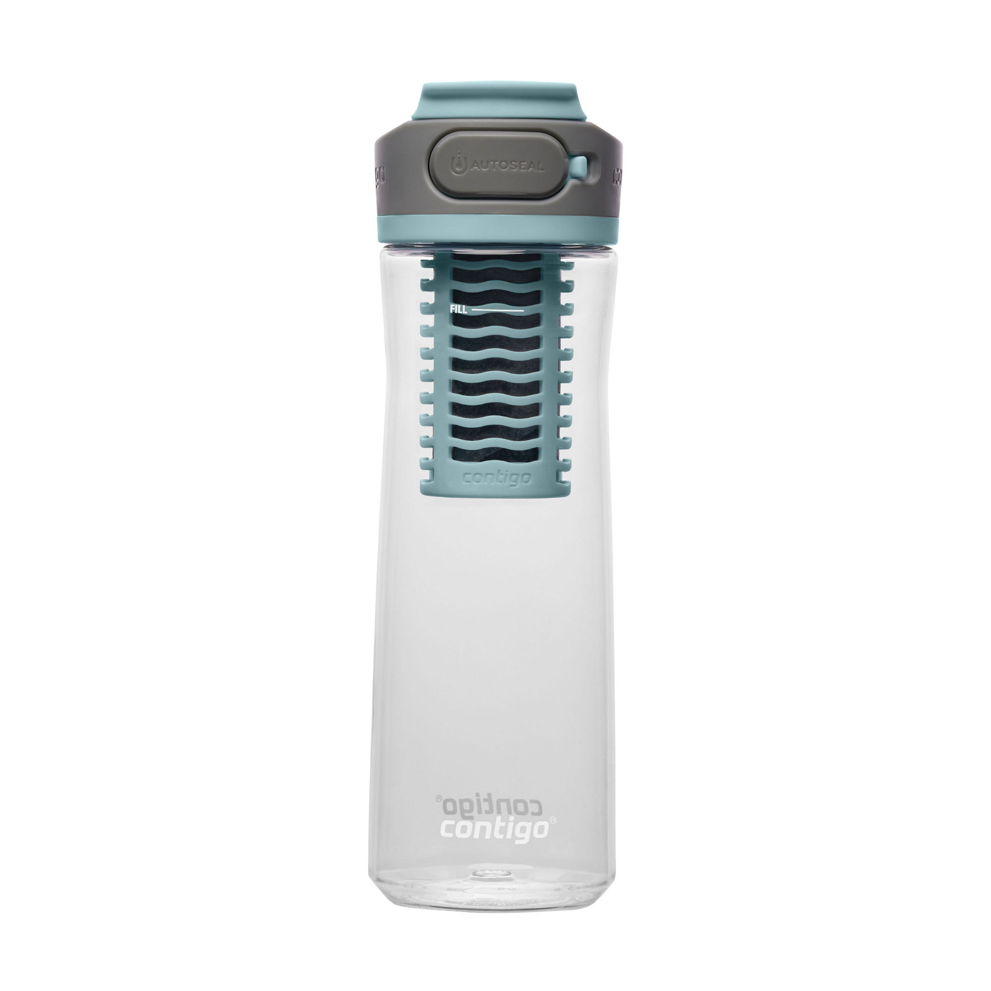 Contigo® Clybourn Freeflow Filtration Tritan Water Bottle with AUTOSEAL® LID | 24oz | Salt | Cup Holder