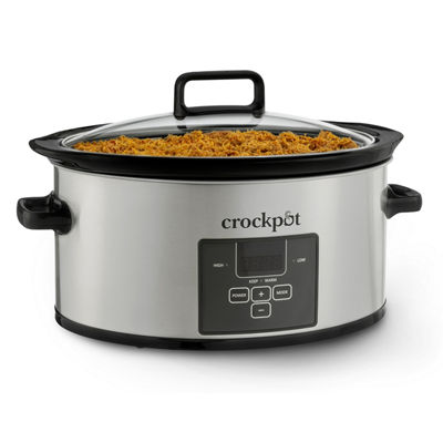 Crock-Pot&reg; Programmable Choose-a-Crock Slow Cooker, Stainless Steel
