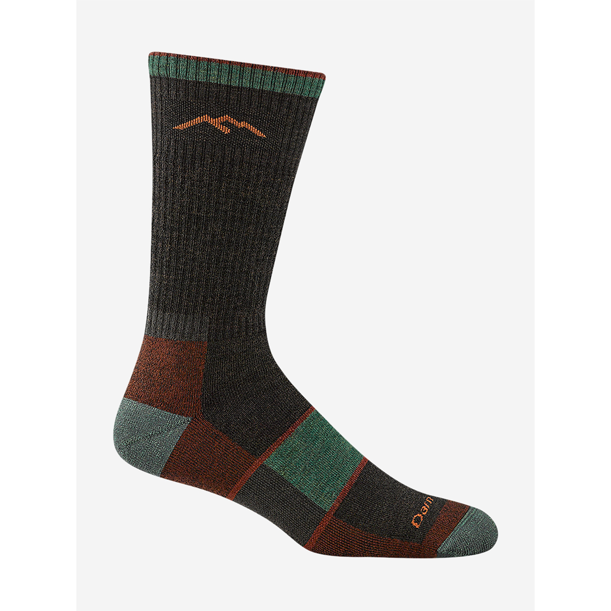 Marmot Darn Tough Men's Hiker Boot Full Cushion Midweight Hiking Socks in Darn Tough Walnut | Merino Wool