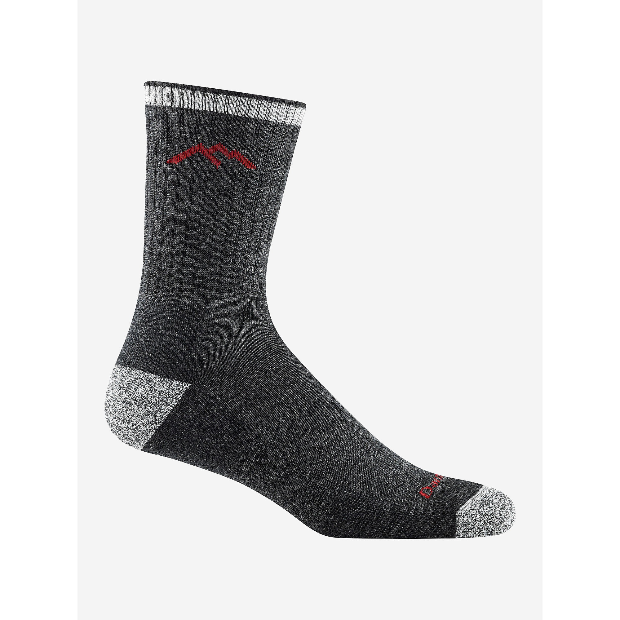 Marmot Darn Tough Men's Hiker Micro Crew Midweight Hiking Socks in Darn Tough Black | Merino Wool