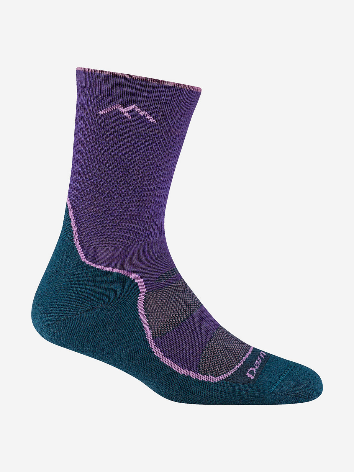 W Light Hiker Micro Crew Lightweight with Cushion-Darn Tough Grape