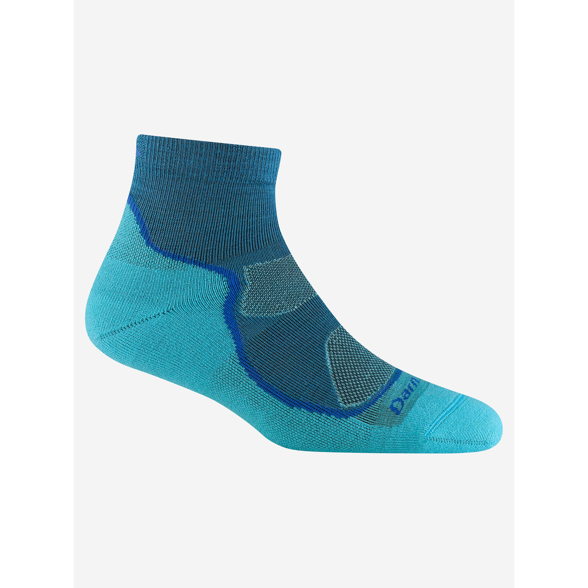 Marmot Women's Light Hiker 1/4 Lightweight with Cushion Hiking Socks in Darn Tough Cascade | Canvas