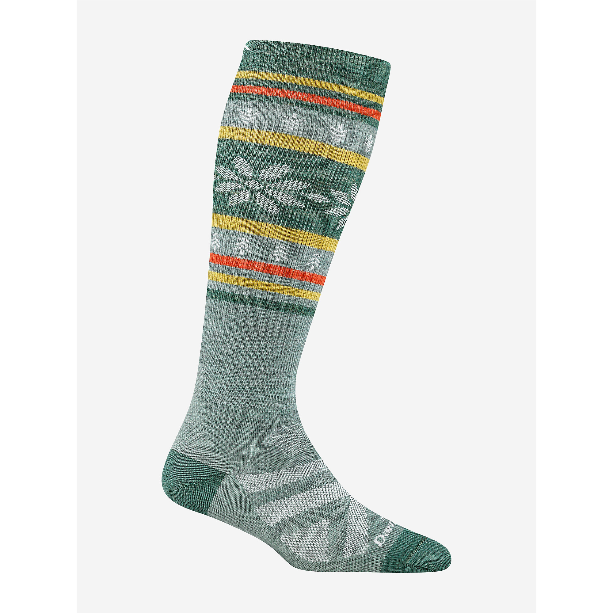 Marmot Darn Tough Women's Alpine Over-the-Calf Lightweight Ski & Snowboard Socks in Darn Tough Seafoam | Merino Wool