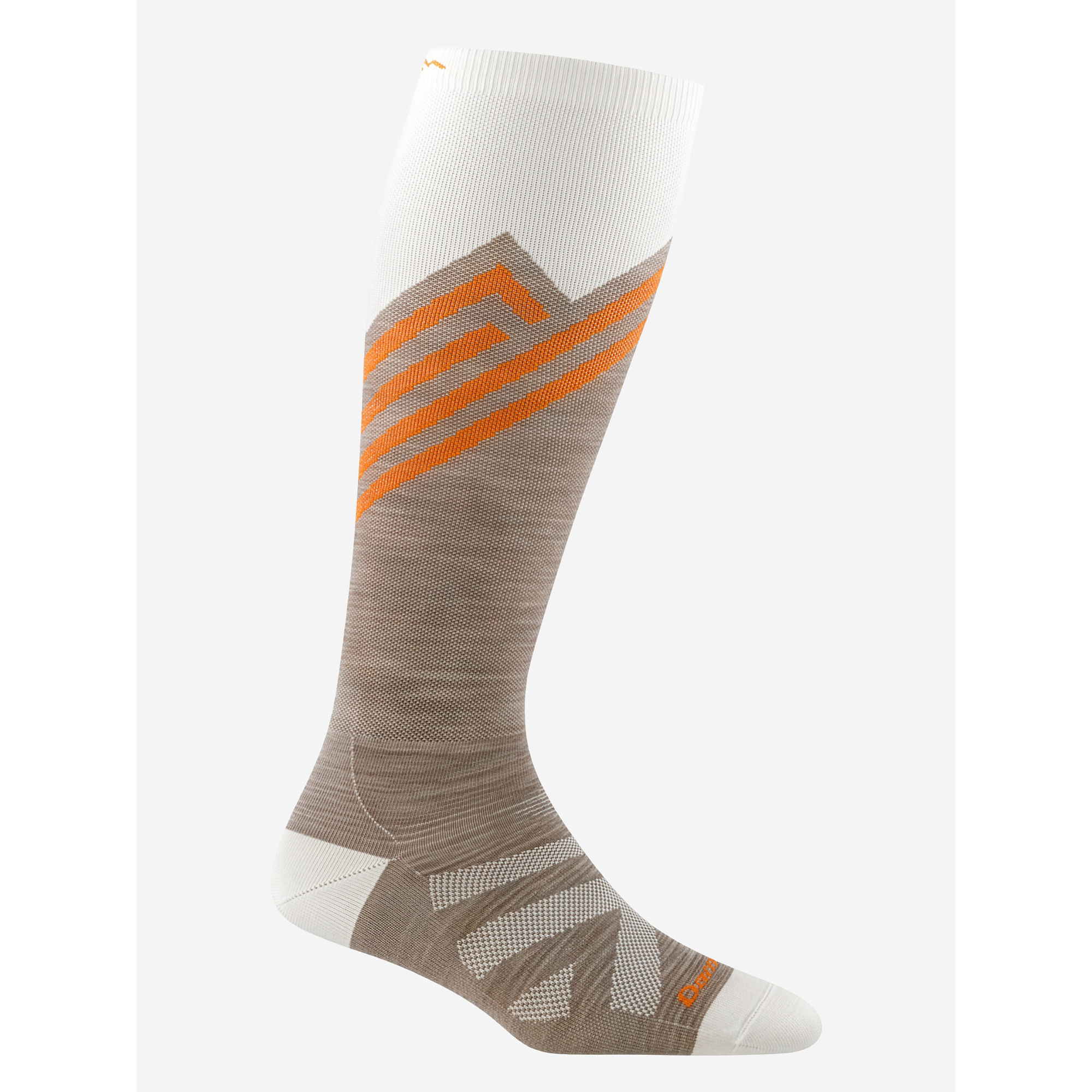 Marmot Darn Tough Women's Peaks RFL Over-the-Calf Ultra-Lightweight Ski & Snowboard Socks in Darn Tough Biscotti | Merino Wool