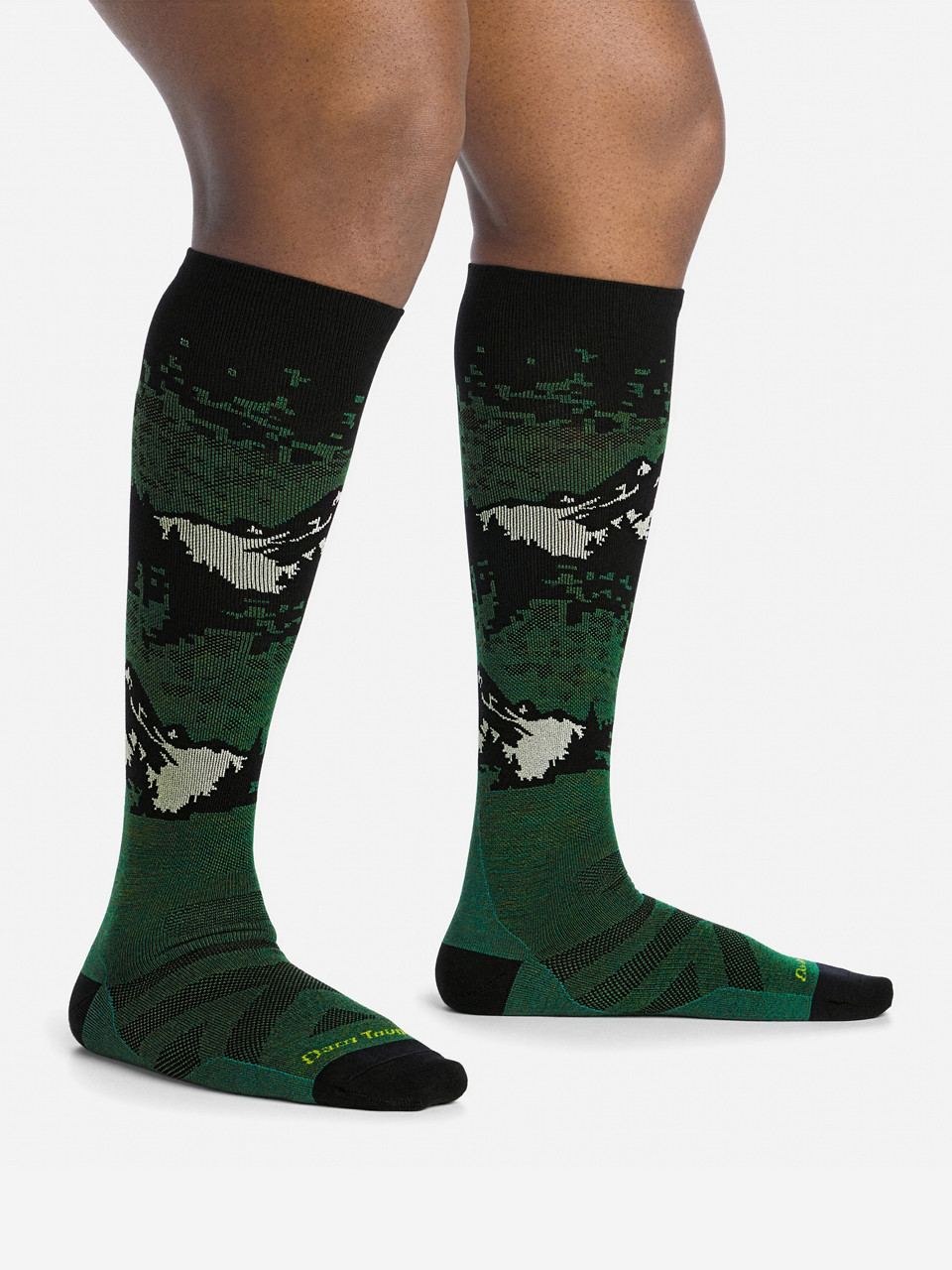 Darn Tough Men's Cold Smoke Over-the-Calf Lightweight Ski & Snowboard Socks