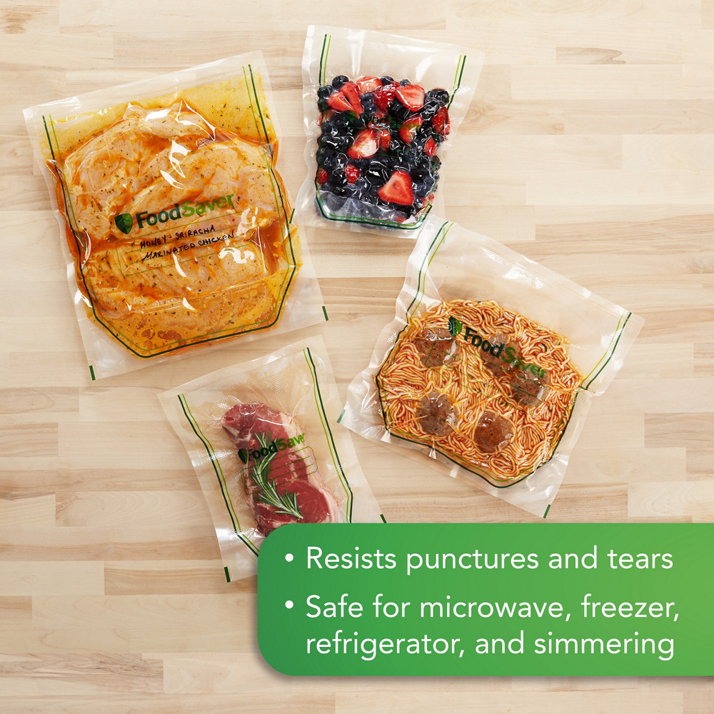 FoodSaver® Easy Fill 1 Quart Vacuum Sealer Bags, 16 Count | Foodsaver