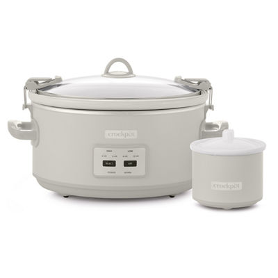 Crock-Pot&reg; 7-Quart Cook & Carry&reg; Slow Cooker, Mushroom