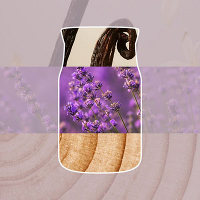Dried Lavender & Oak Kerze