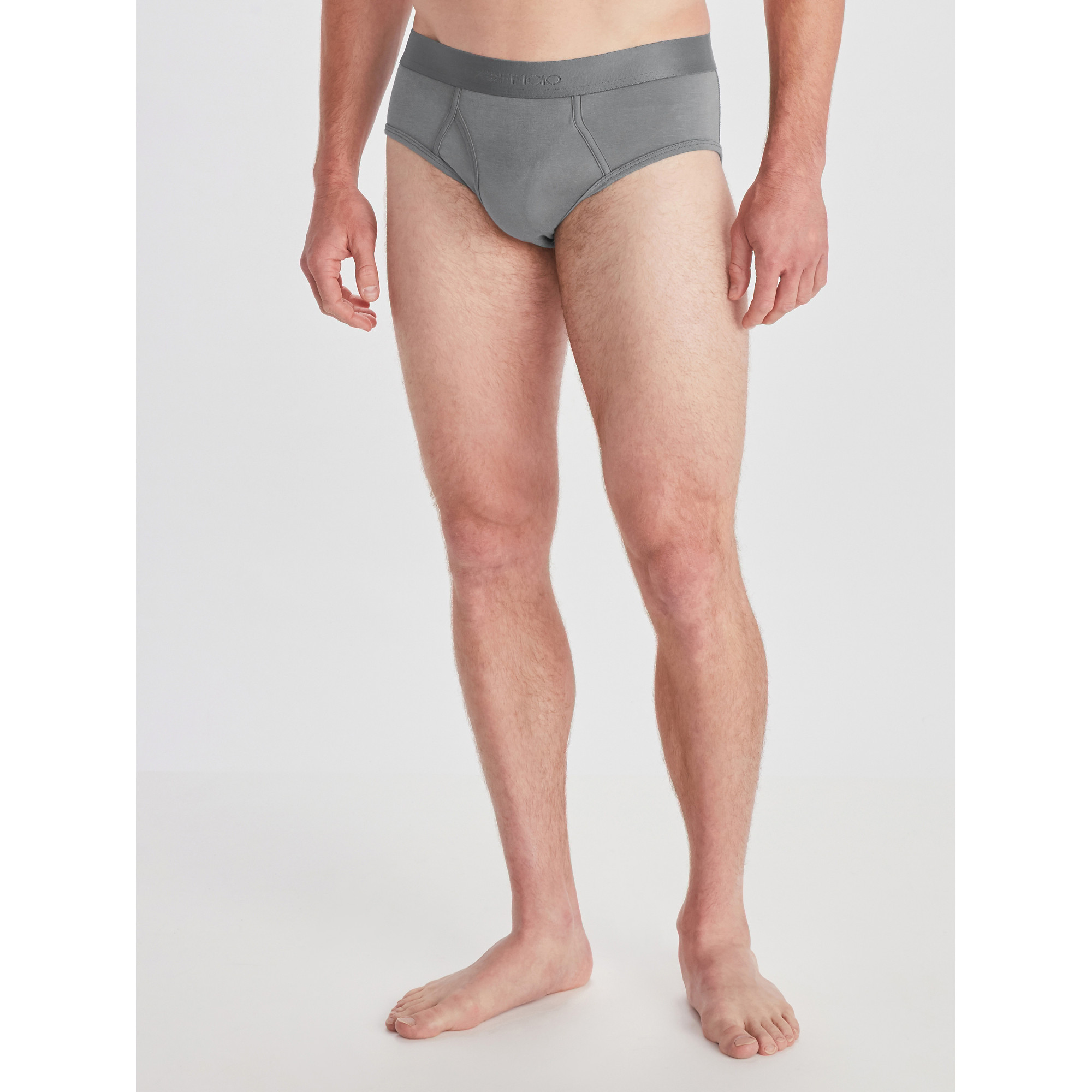 Ex Officio Men's Everyday Brief in Gray (E14101) | Size Medium | HisRoom.com