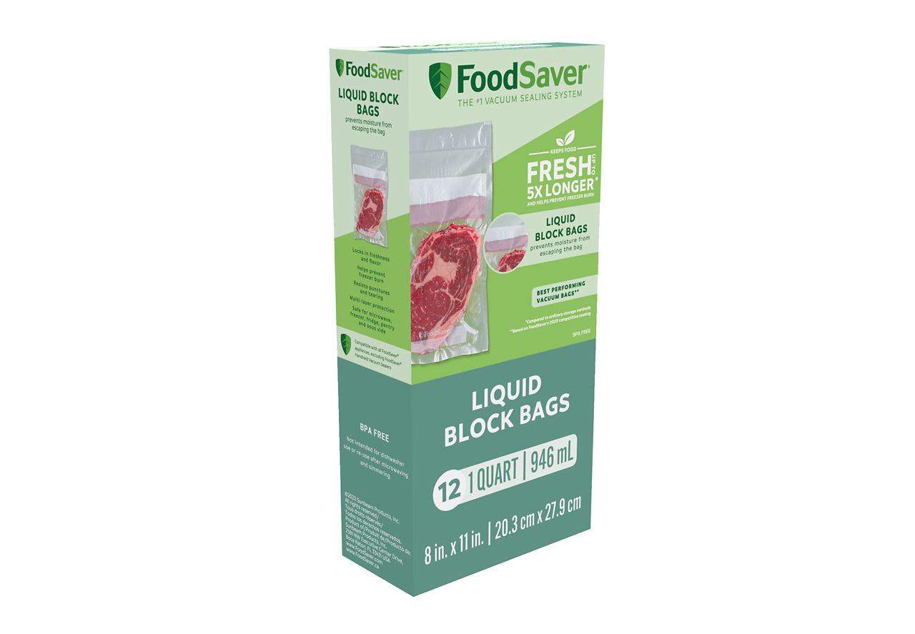 FoodSaver Liquid Block Vacuum-Seal Bags