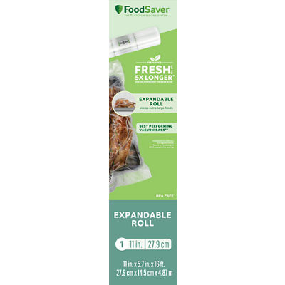 FoodSaver&reg; 11" x 16' Expandable Vacuum Seal Roll