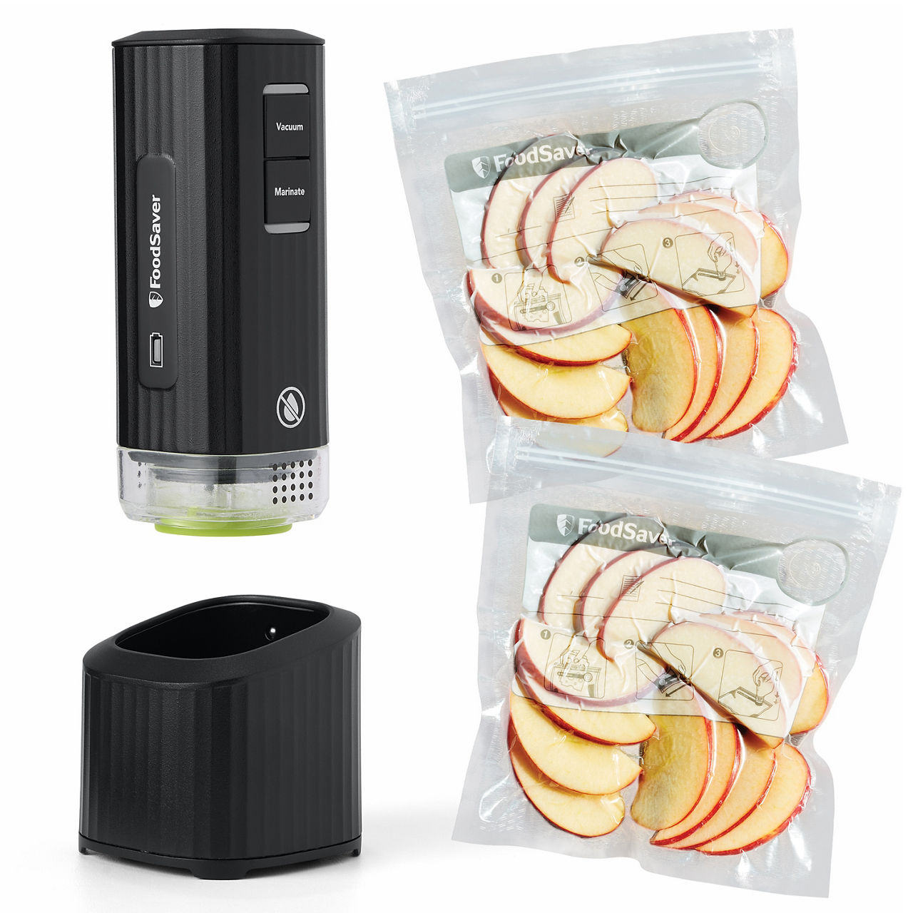 FoodSaver Mini Handheld Vacuum Sealer, Marinate Setting, Cordless