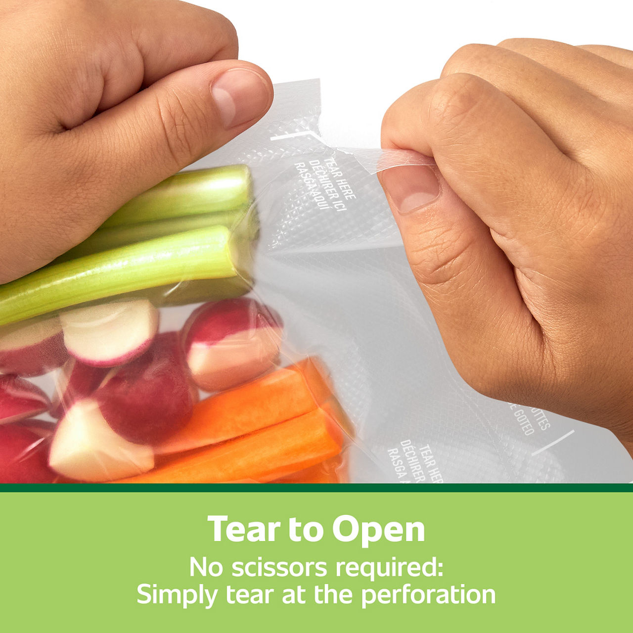 FoodSaver 1-Quart Precut Vacuum Seal Bags - Thumbnail 4