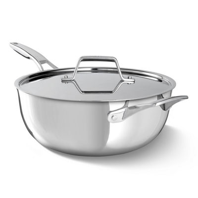 Premier Stainless Steel 4.5-Qt Chef's Pan with Lid