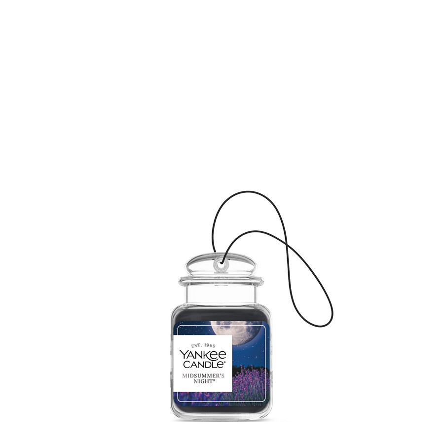Yankee Candle Midsummer's Night Car Jar Air Freshener, Fresh Scent