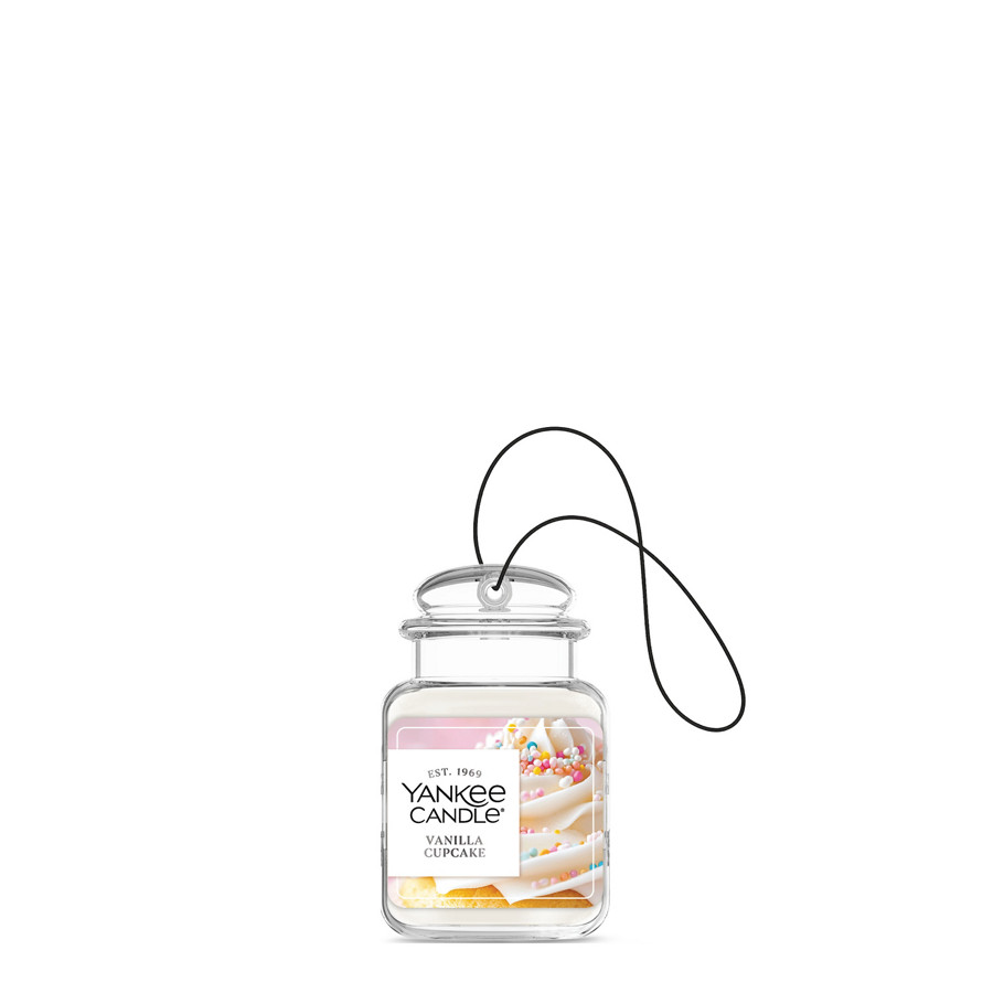 Yankee Candle Vanilla Cupcake Car Jar Air Freshener, Food & Spice Scent