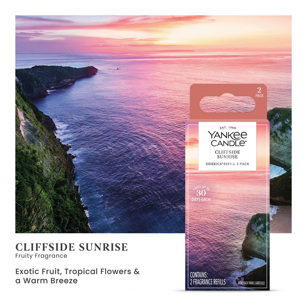 Yankee candle Cliffside Sunrise キャンドル　2点 Cliffside Sunrise Sidekick® Fragrance Refill 2-Pack | Yankee Candle
