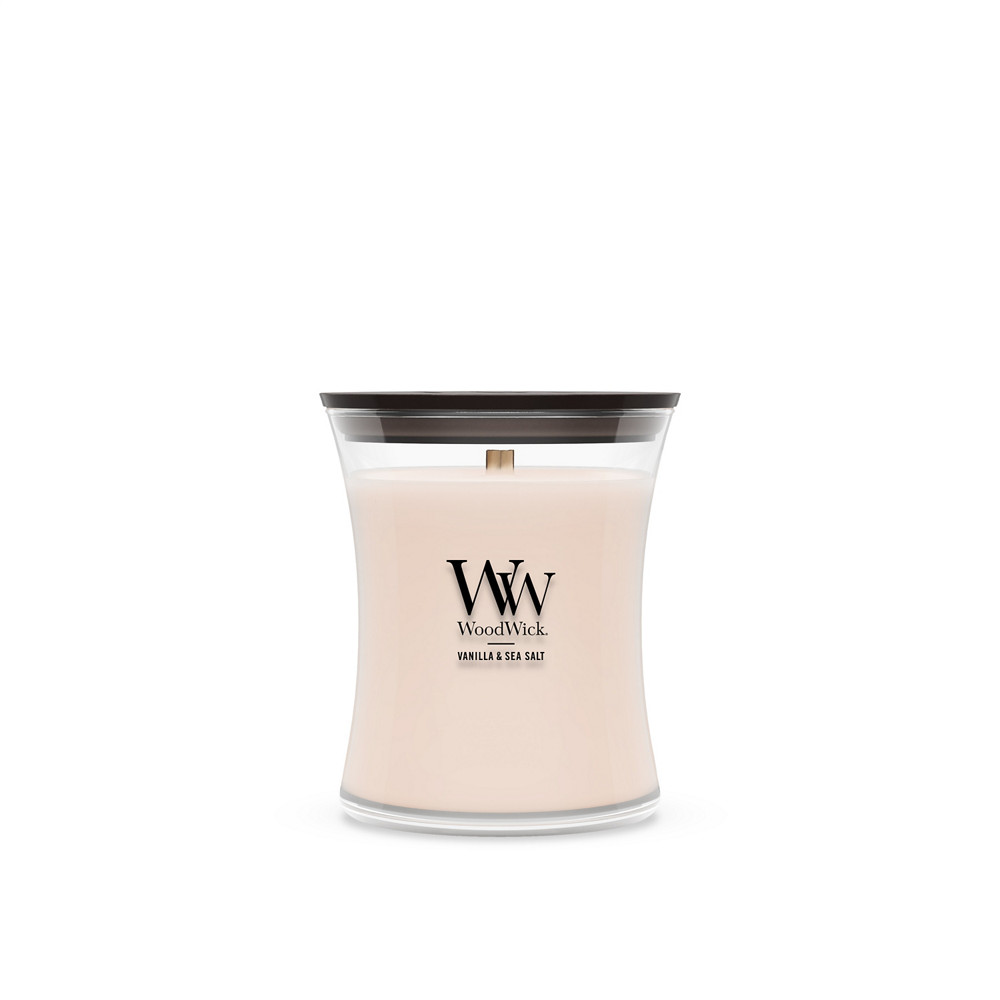 Vanilla & Sea Salt WoodWick® Medium Hourglass Candle - Medium