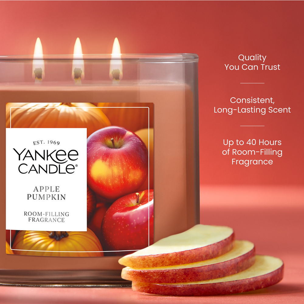 Apple Pumpkin 3-Wick Candle