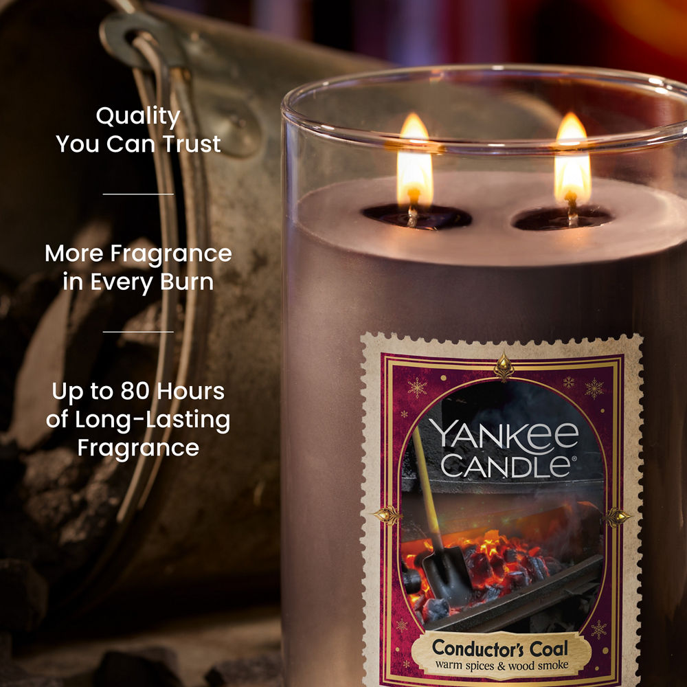 Conductor's Coal Large Tumbler Candle